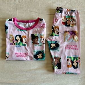 NWOT Disney Princess Cuddl Duds 2 piece warm base layer set - Size Small